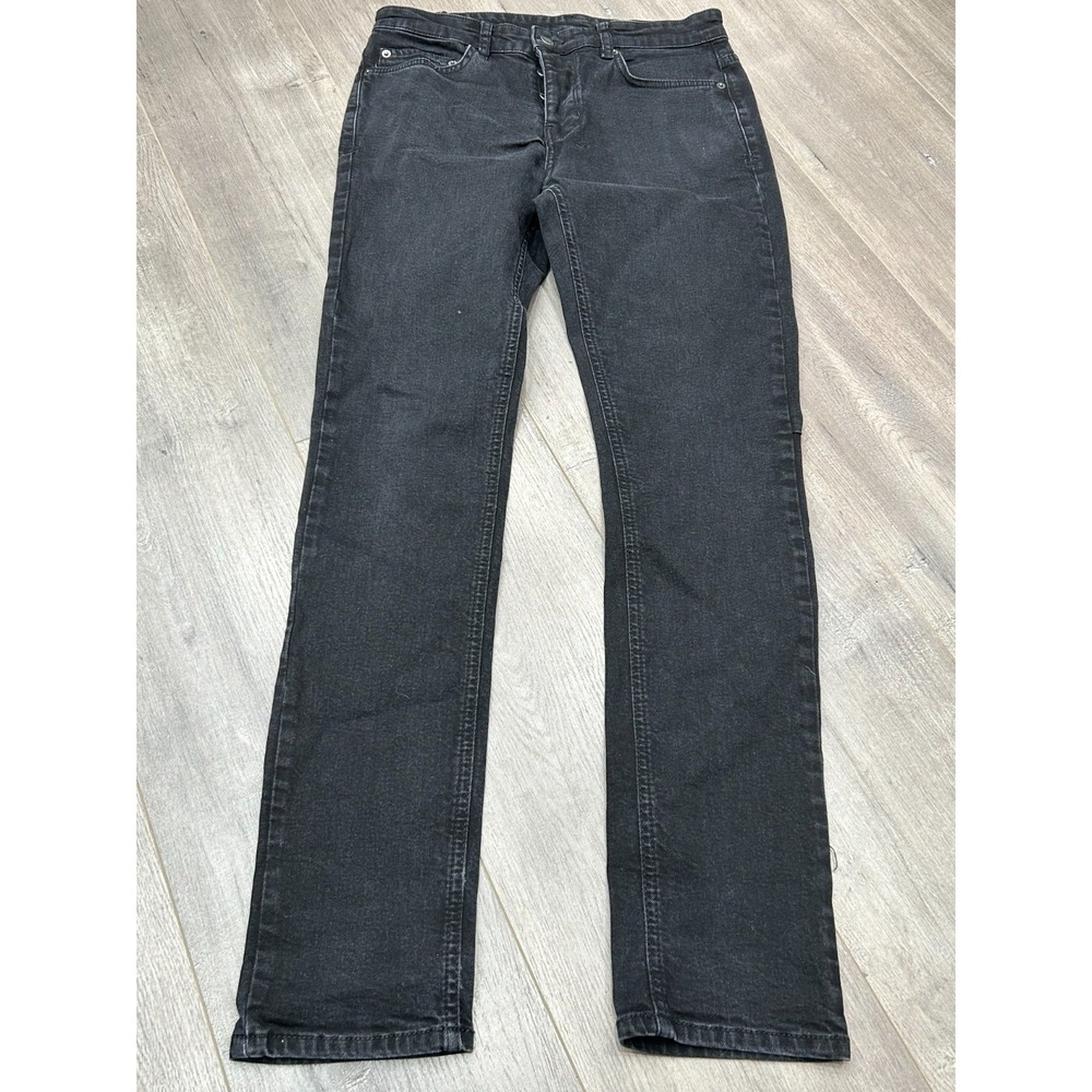 Ksubi Chitch Jeans Mens 32 Black Designer Boneyard Punk Grunge‎ Button Fly